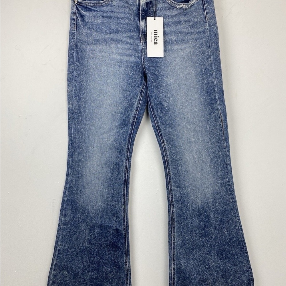 Mica Jeans Blue Boot Cut with Vintage-Inspired Wash​